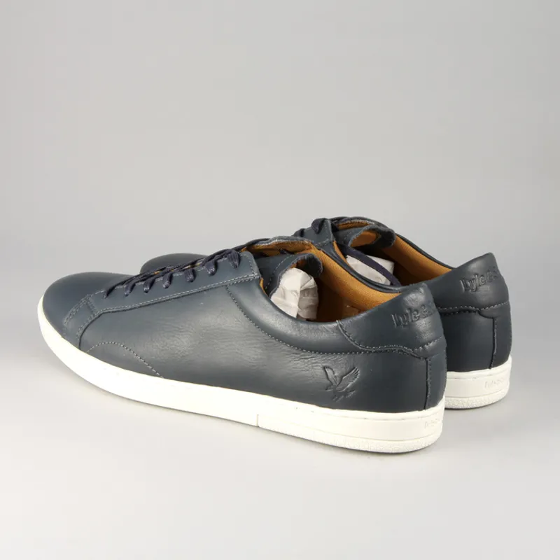 Lyle and Scott Findon Leather - Dark Blue-2